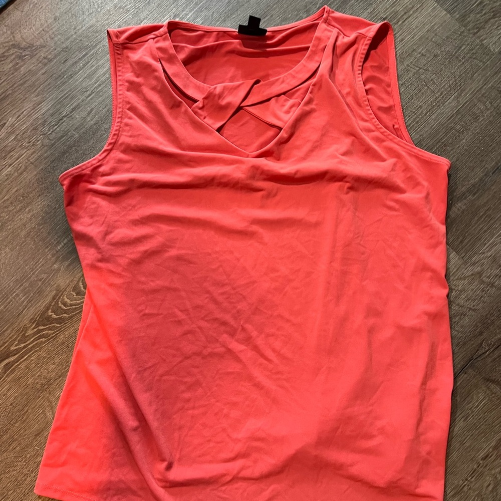 JM‎ Collection Burnt Orange Sleeveless top
